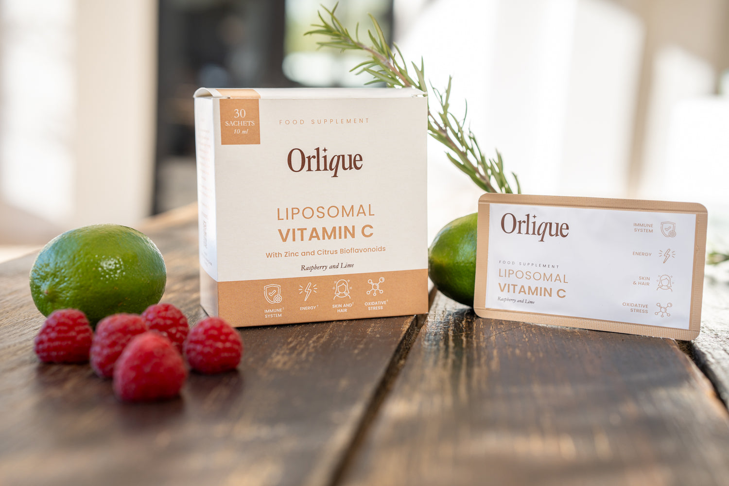 Liposomales Vitamin C mit Zink und Zitrus-Bioflavonoiden