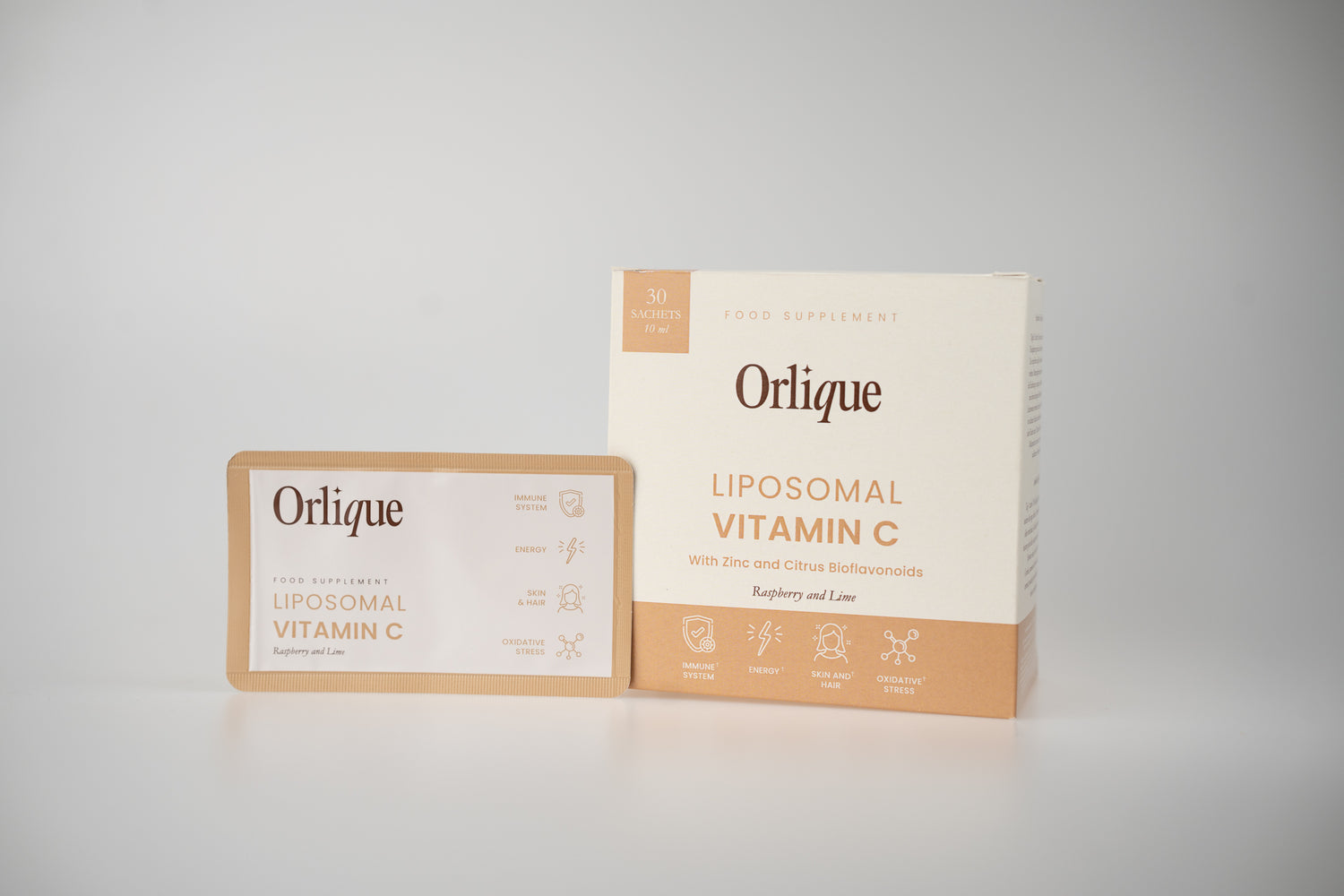 Liposomales Vitamin C mit Zink und Zitrus-Bioflavonoiden